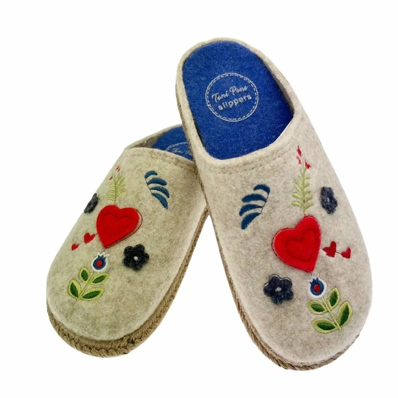 Clog-style Felt Slipper - Picture 3 of 6